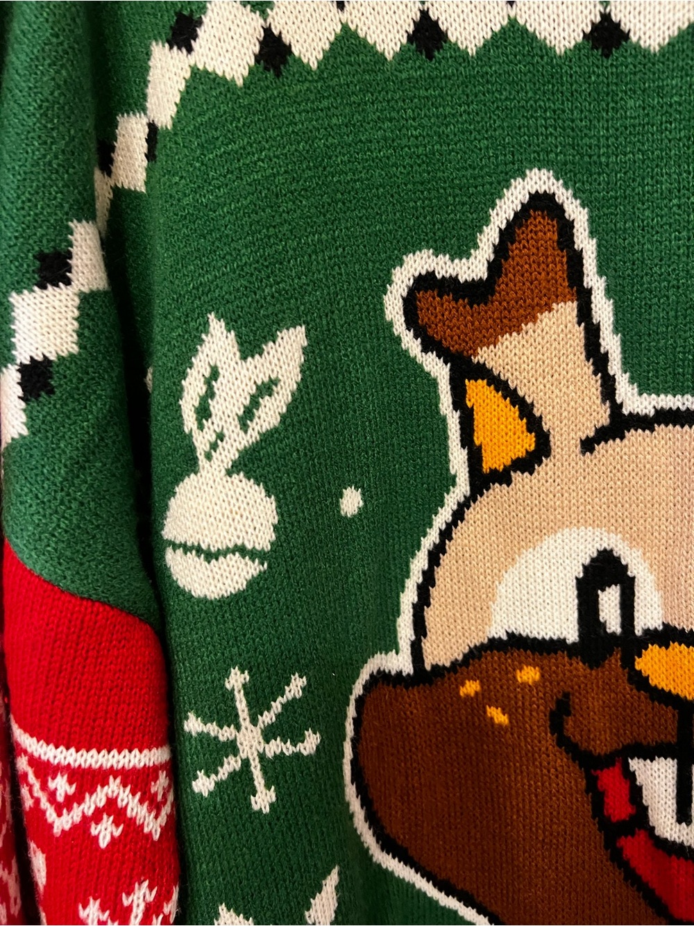 Pokémon Center Holiday Christmas Ugly Sweater Stantler Reindeer 2XL - Picture 5 of 9
